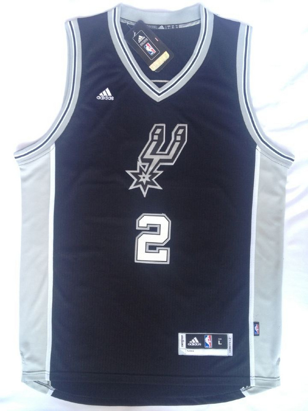 NBA San Antonio Spurs #2 Kawhi Black Christmas Eve 2014 Jersey