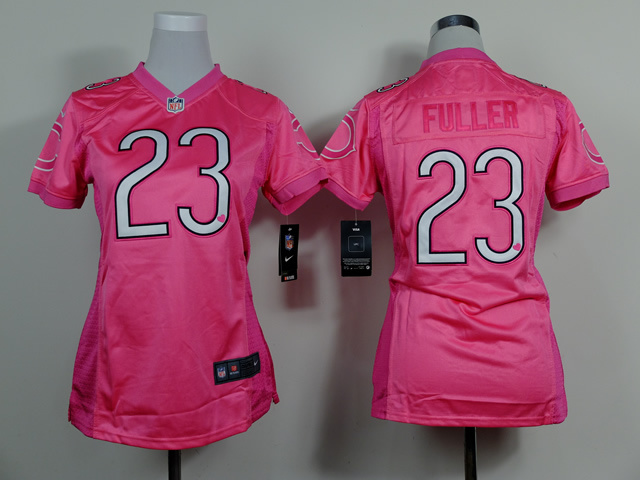Women Nike Loving Chicago Bears #23 Fuller Pink Jersey