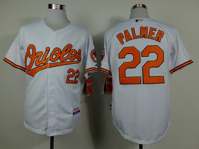 MLB Baltimore Orioles #22 Palmer White Jersey