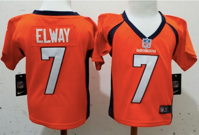 Nike Denver Broncos #7 Elway Blue Youth Jersey(2-5T)