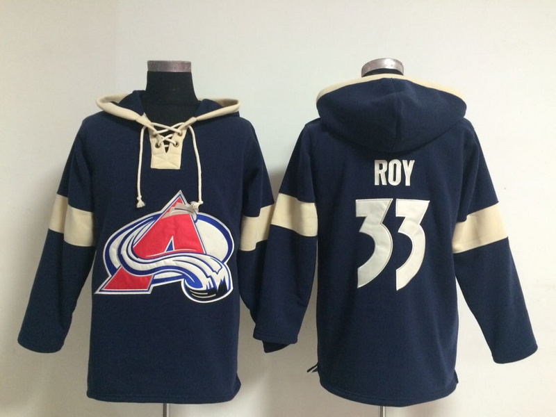 NHL Colorado Avalanche #33 Roy Blue Hoodie