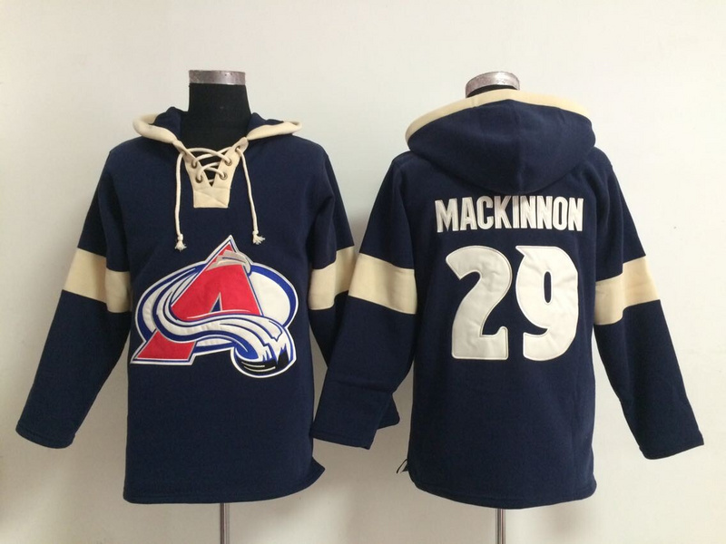NHL Colorado Avalanche #29 Machinnon Blue Hoodie