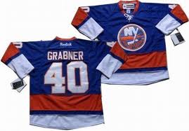 NHL New York Islanders #40 Grabner Blue Jersey