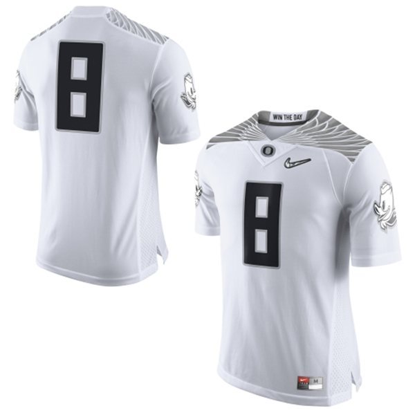 2014-15 College Football Playoffs Jersey #8 Marcus Mariota Diamond Quest Jersey