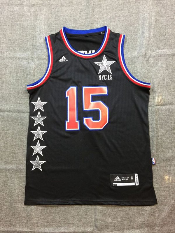 NBA 2014 All Star #15 NYC West Black Jersey