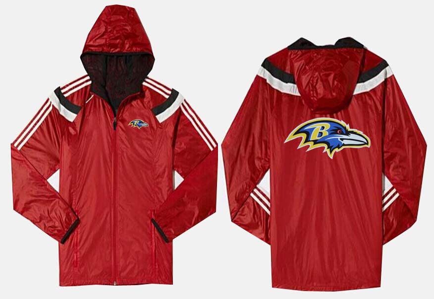 NFL Baltimore Ravens Red Color Jacket