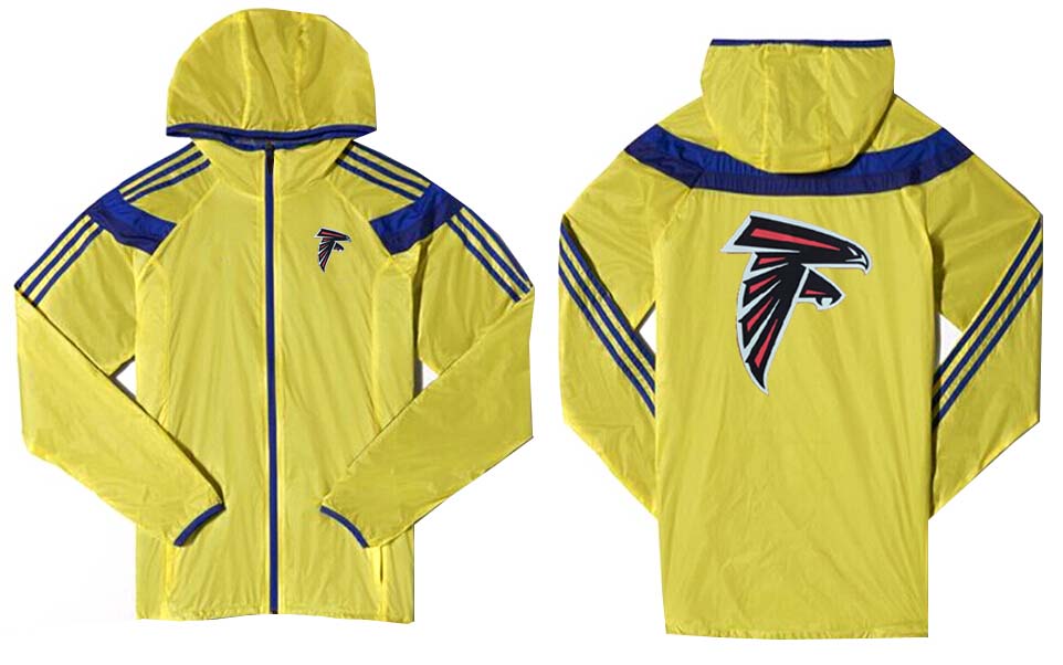 NFL Atlanta Falcons Yellow Blue Jacket