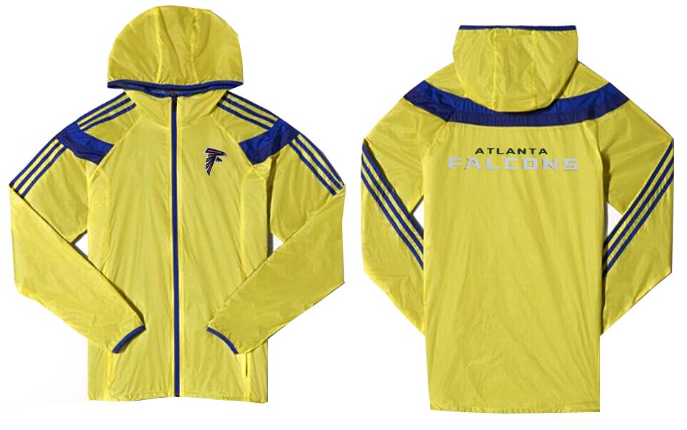 NFL Atlanta Falcons Yellow Blue Color Jacket