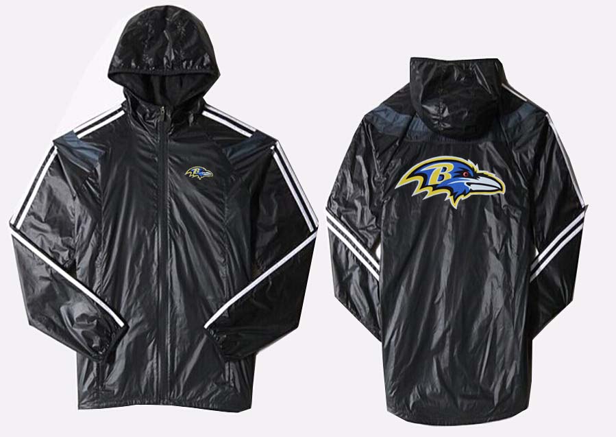 NFL Baltimore Ravens All Black Color Jacket