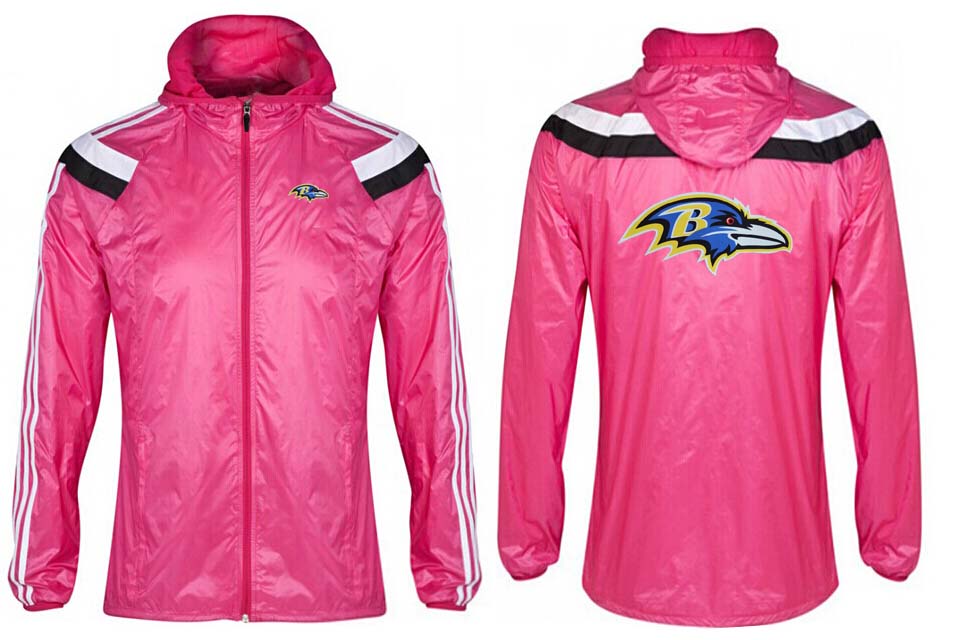 NFL Baltimore Ravens ALl Rose Color Jacket
