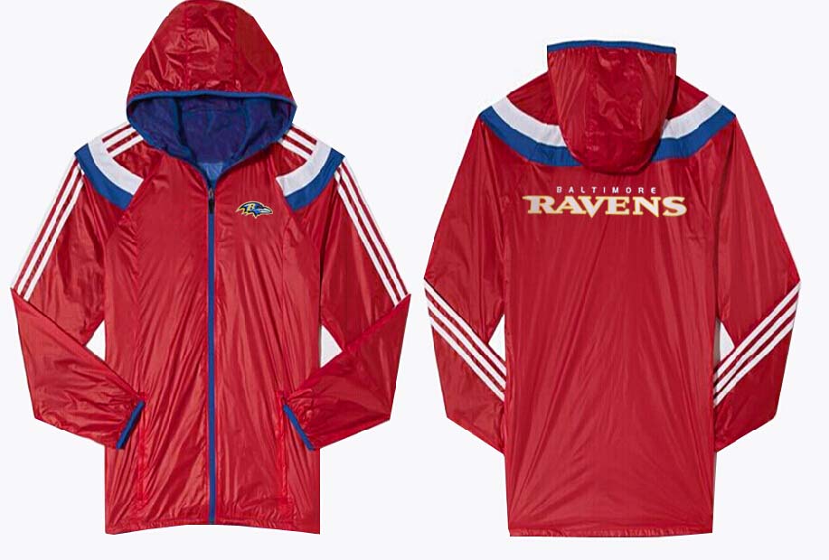 NFL Baltimore Ravens Red Blue Color Jacket.