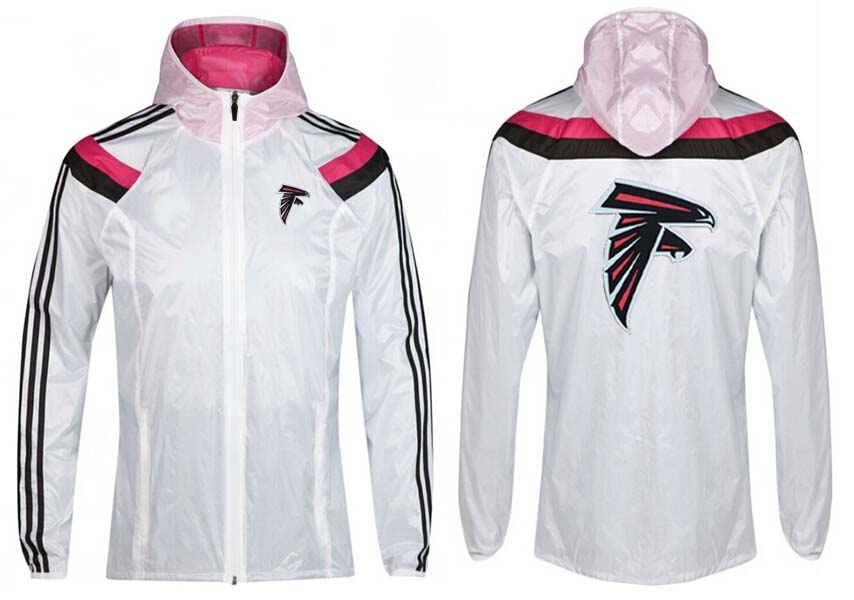 NFL Atlanta Falcons White Pink Color Jacket