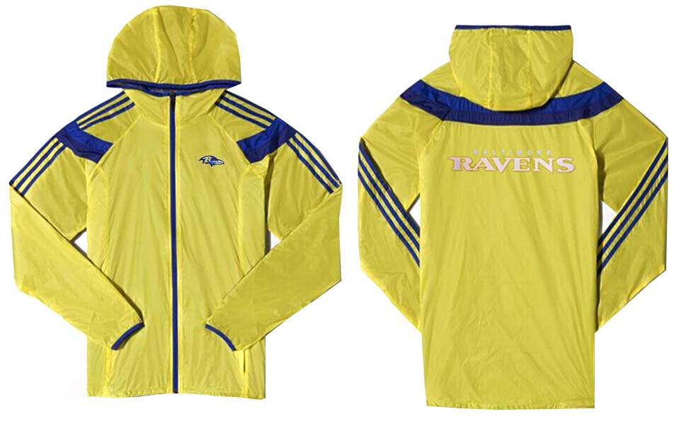 NFL Baltimore Ravens Yellow Blue Jacket