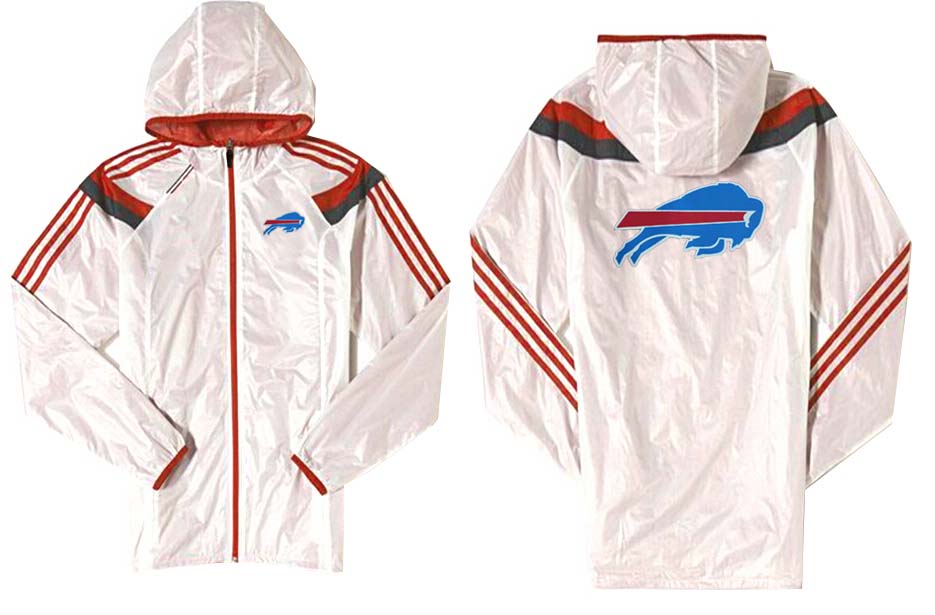 NFL Buffalo Bills White Red  Jacket
