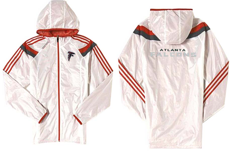 NFL Atlanta Falcons White Red Color Jacket