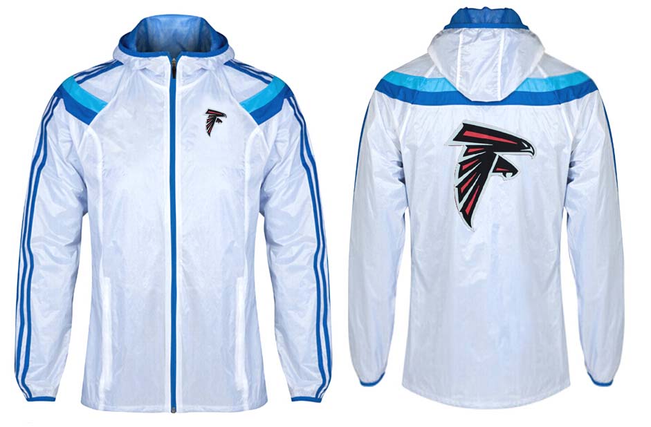 NFL Atlanta Falcons White Blue Jacket