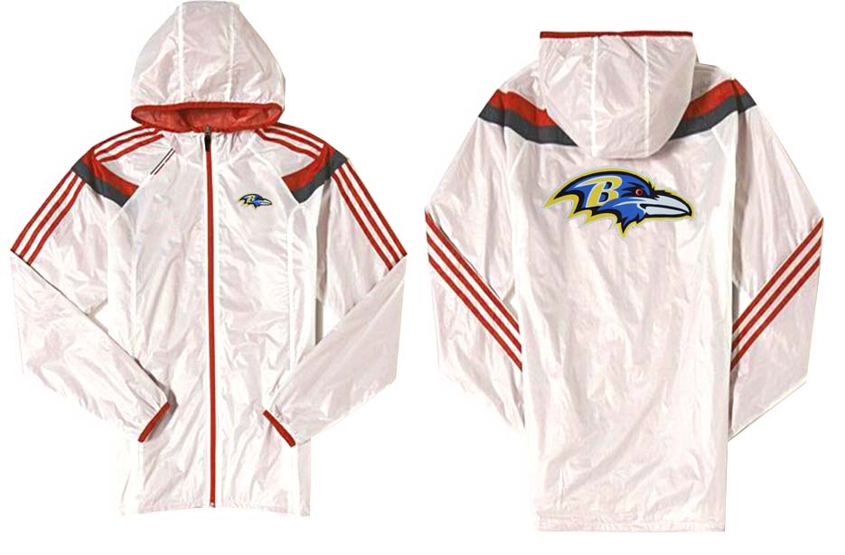 NFL Baltimore Ravens White Red Color Jacket