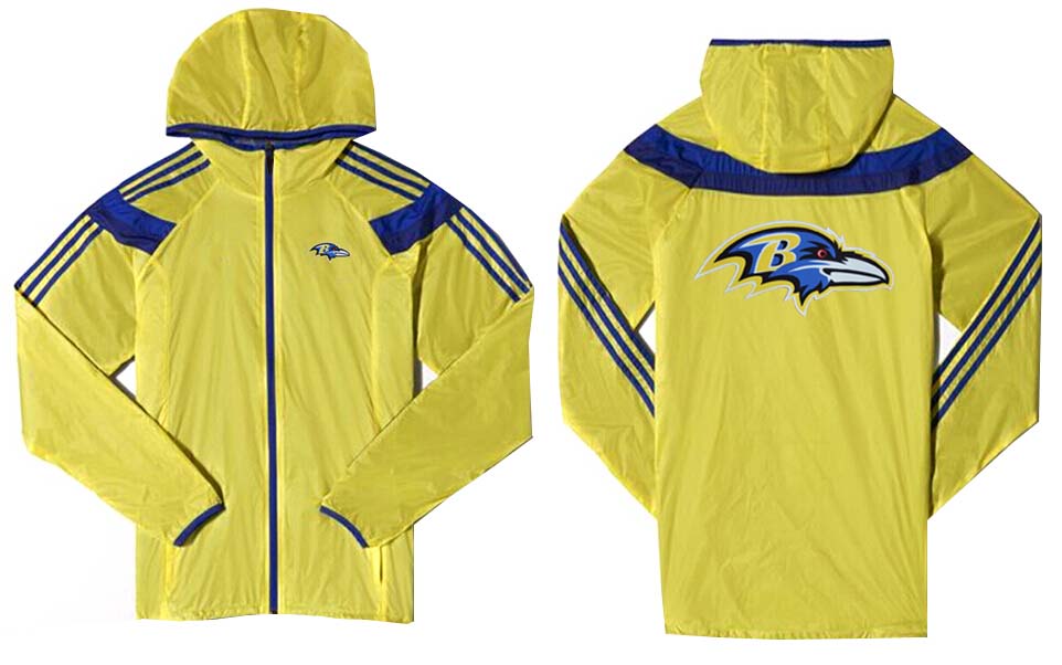 NFL Baltimore Ravens Yellow Blue Color Jacket.