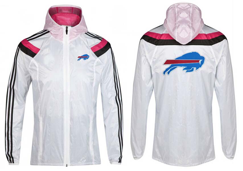 NFL Buffalo Bills White Pink Jacket