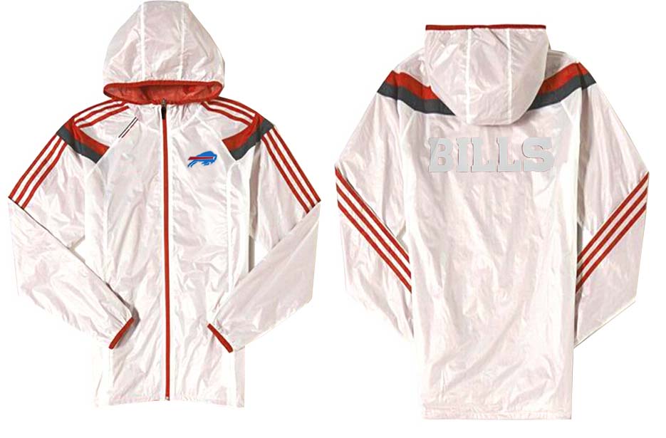 NFL Buffalo Bills White Red Jacket