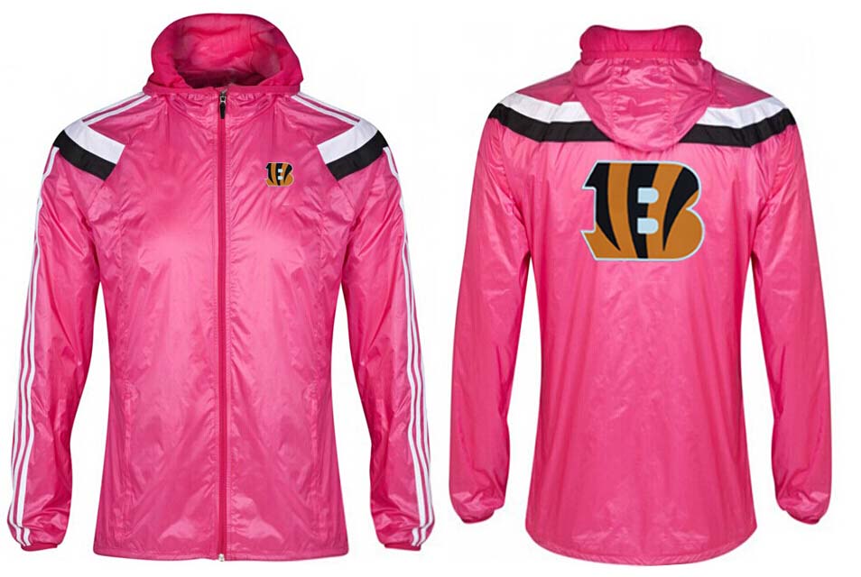 NFL Cincinnati Bengals Pink Color Jacket