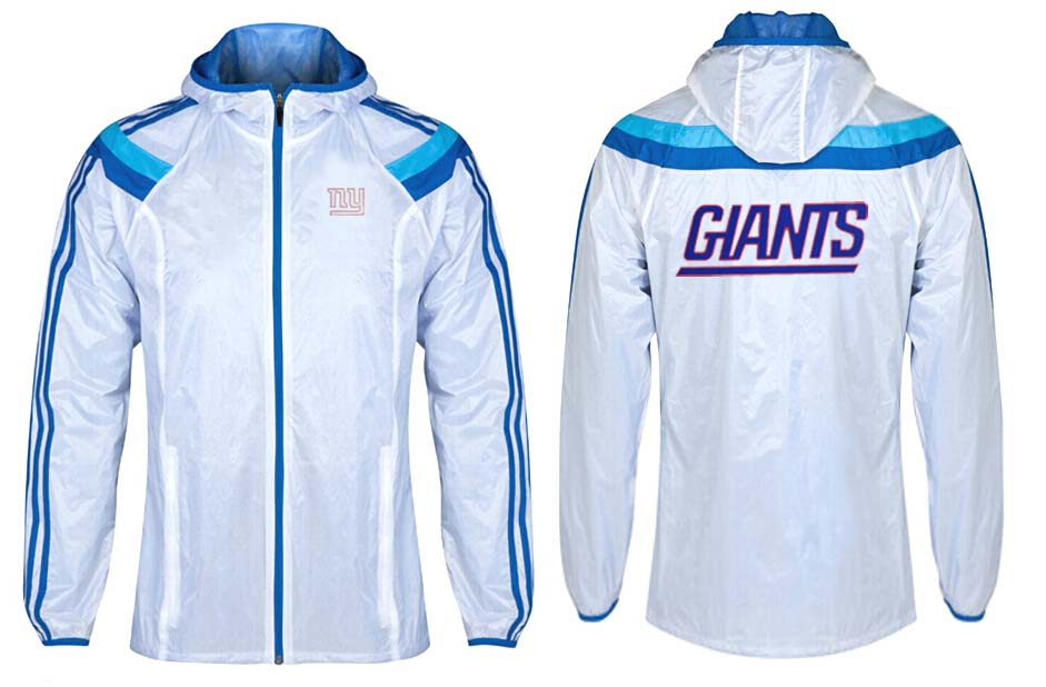 NFL New York Giants White Blue Color Jacket