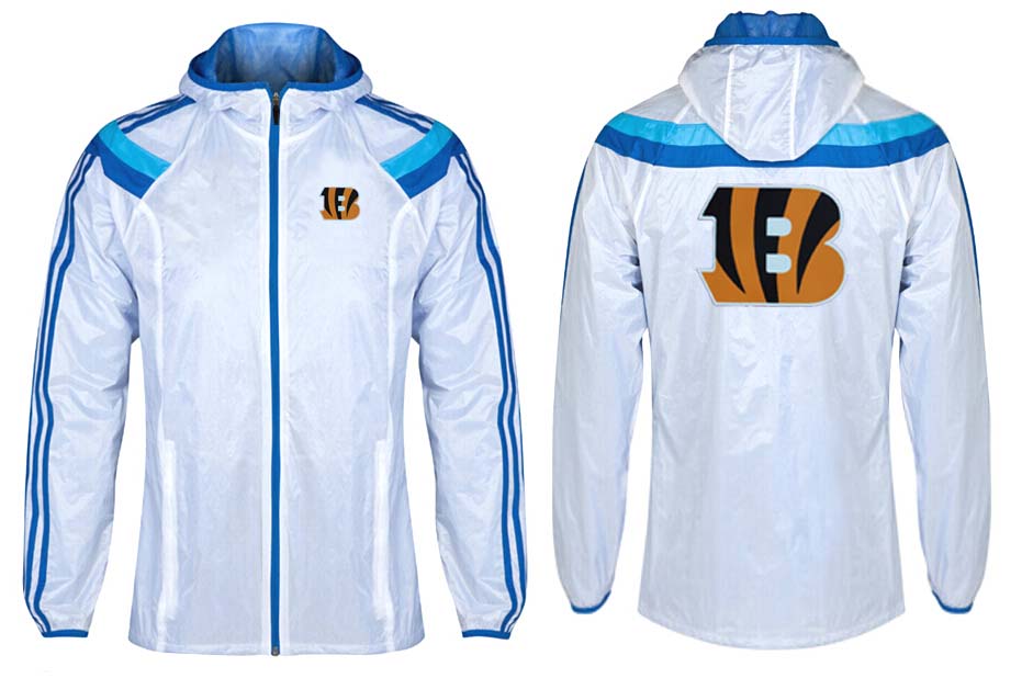 NFL Cincinnati Bengals White Blue Color Jacket