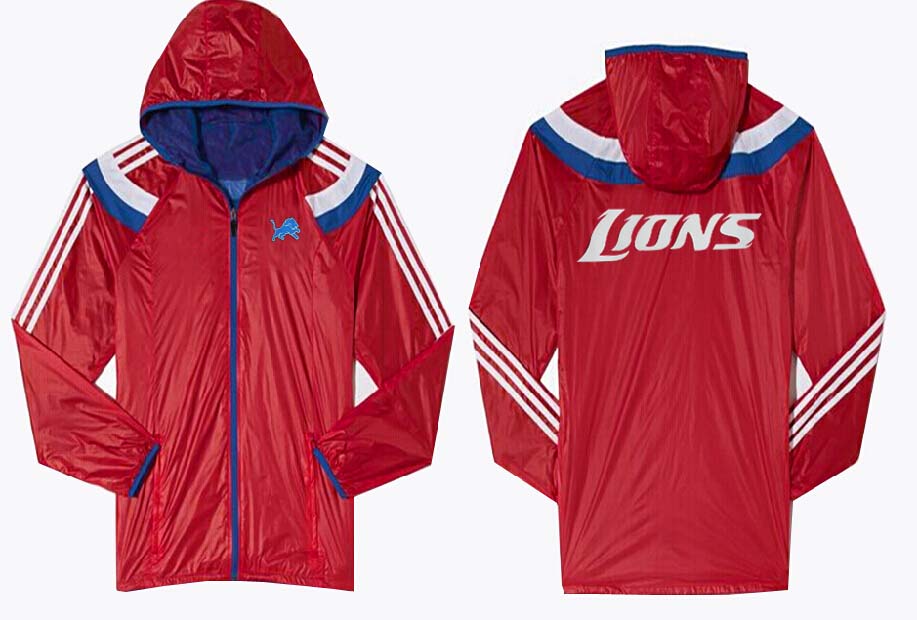 NFL Detriot Lions Red Blue Color Jacket