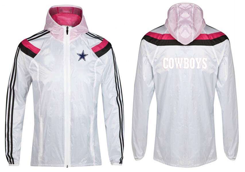 NFL Dallas Cowboys White pink Jacket