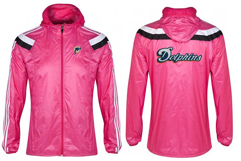 NFL Miami Dolphins Pink Color Jacket