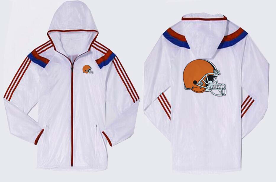 NFL Cleveland Browns White Color Jacket