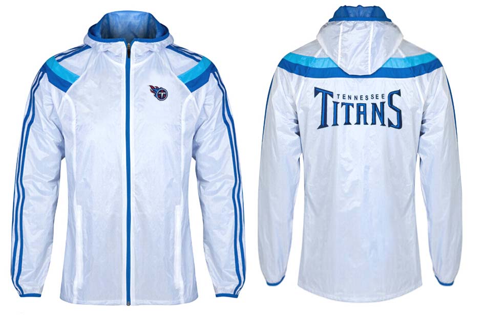 NFL Tennessee Titans White Blue Jacket