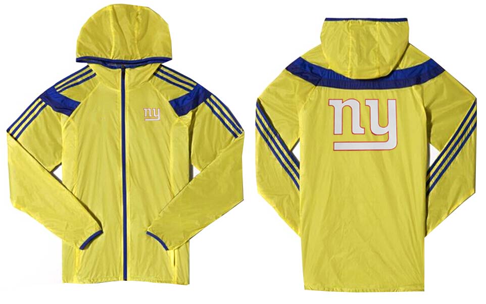 NFL New York Giants Yellow Blue Jacket