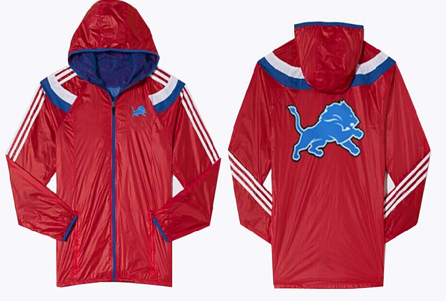 NFL Detriot Lions Red Blue Jacket