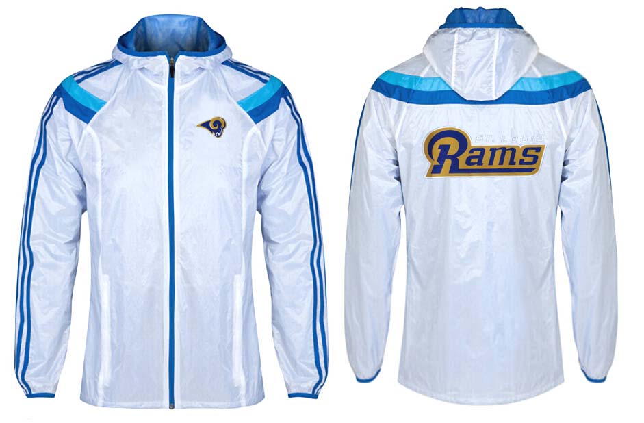 NFL St.Louis Rams White Blue Color Jacket