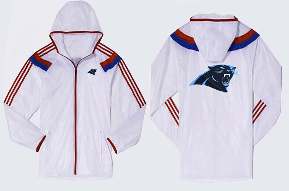 NFL Carolina Panthers White Color Jacket
