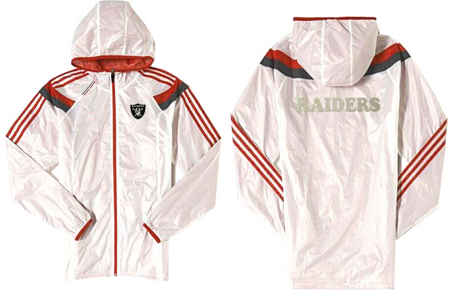 NFL Oakland Raiders White Red Color Jacket