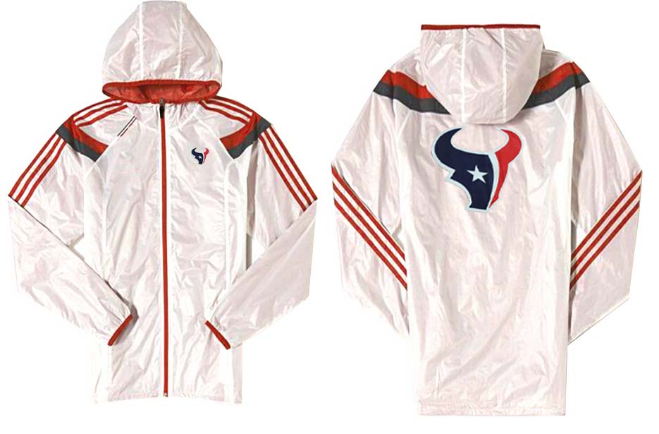 NFL Houston Texans White Red Jacket