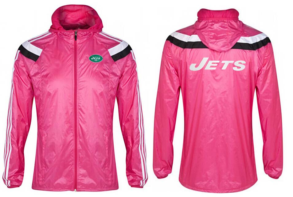 NFL New York Jets Pink Color Jacket