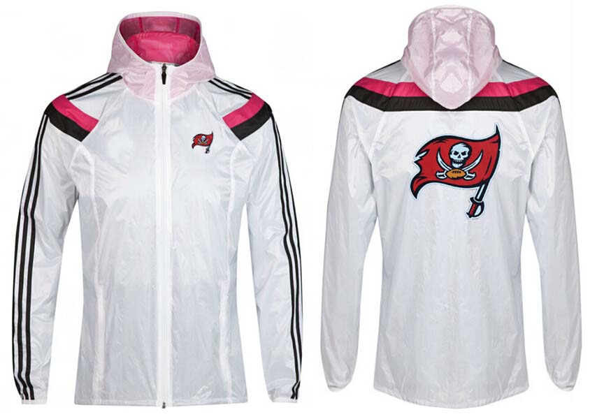 NFL Tampa Bay Buccaneers White Pink Color Jacket