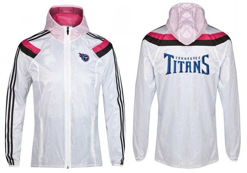NFL Tennessee Titans White PinK Color Jacket