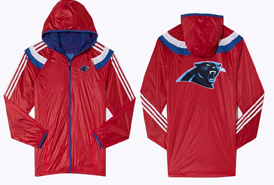 NFL Carolina Panthers Red Blue Color Jacket