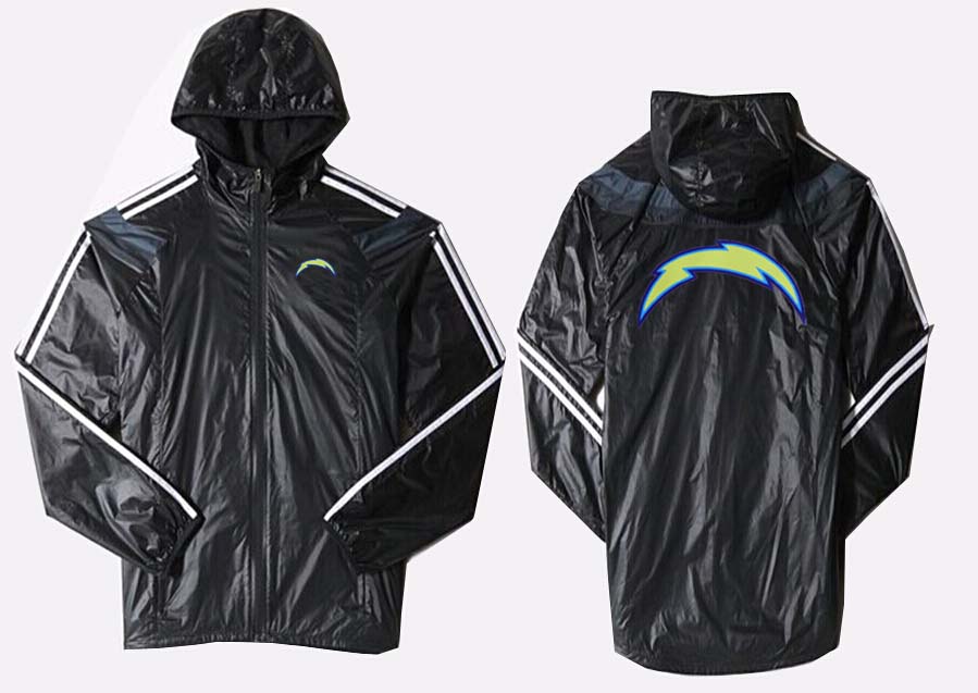 NFL San Diego Chargers All Black Color Jacket