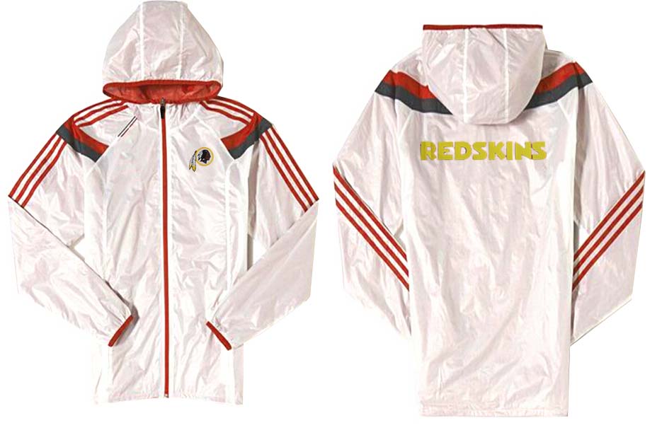 NFL Washington Redskins White Red Color Jacket