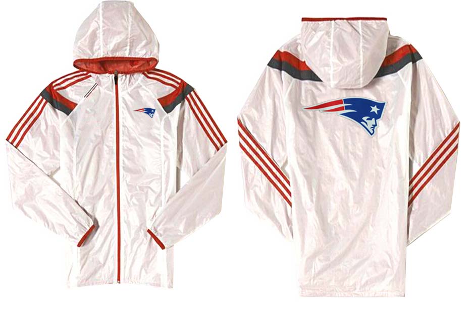 NFL New England Patriots White Red Jacket