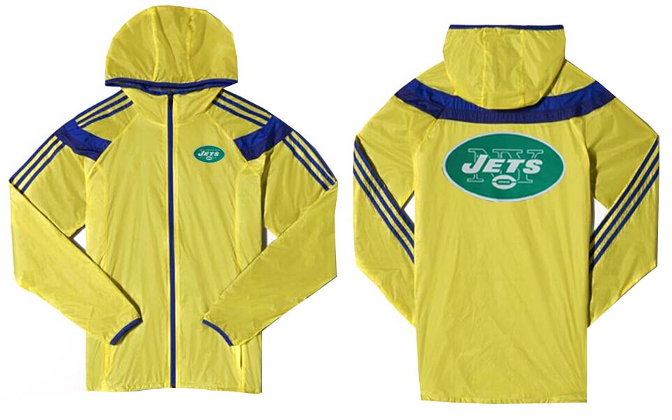 NFL New York Jets Yellow Blue Jacket