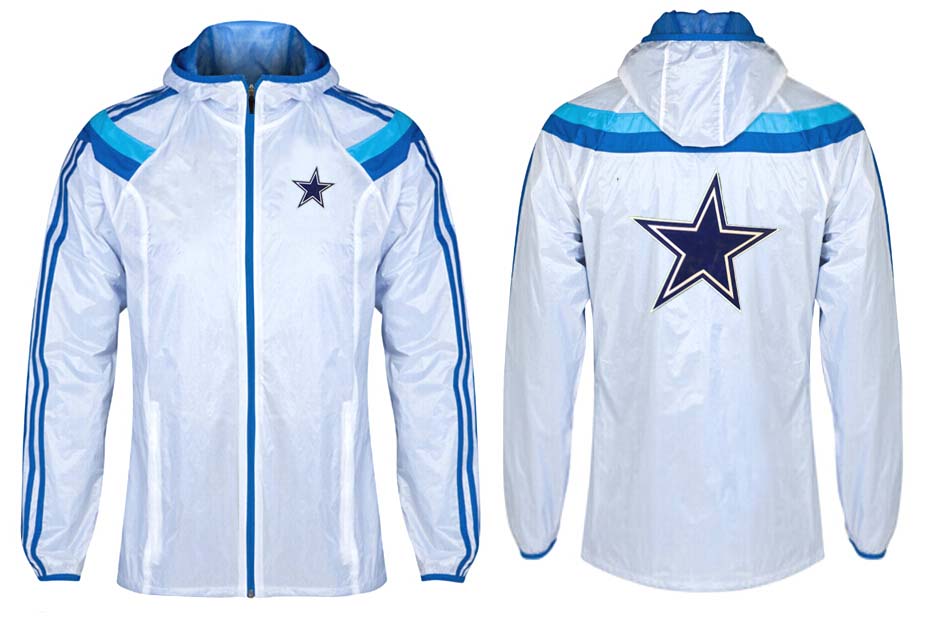 NFL Dallas Cowboys White Blue Color Jacket