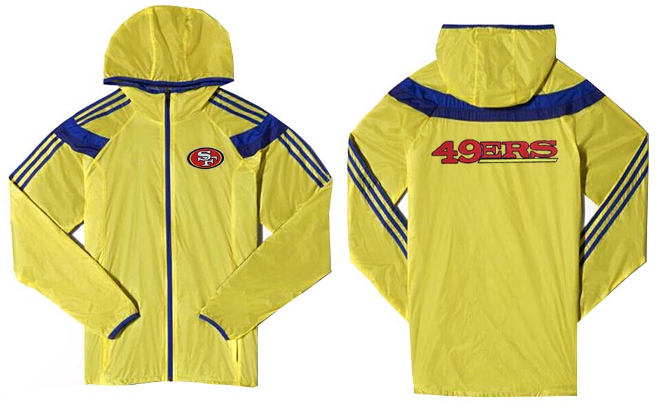 NFL San Francisco 49ers Yellow Blue Color Jacket