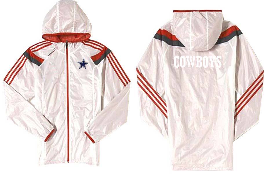 NFL Dallas Cowboys White Red Color Jacket
