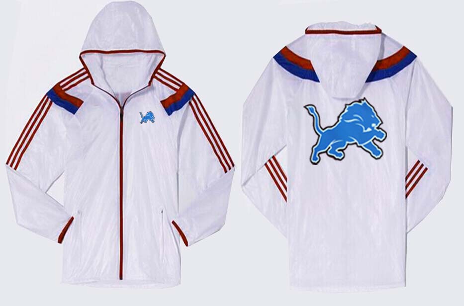 NFL Detriot Lions White Color Jacket